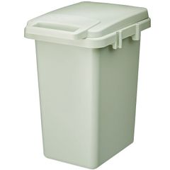 新品 CS2-33J ハンドル付きコンテナスタイル2 ライトグリーン ワンハンドペール 33L ゴミ箱 eco日本製 リス
