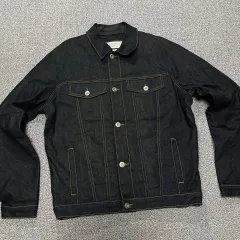 Zara premium Denim ZARA(ザラ) 裏地 キルティング デニム ジャケット ( L ）