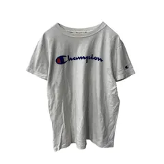 Champion プリントTシャツ キッズXL(150～) ホワイト Champion クルーネック スポーティー ロゴプリント 古着卸 アメリカ仕入 a706-5778