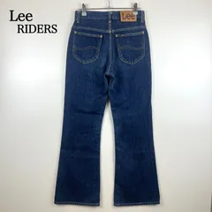 Lee RIDERS 00s vintage 0202 flare denim pants w28 リーライダース フレアデニム パンツ エドウィン企画 シンプル 濃紺 オールド ヴィンテージ
