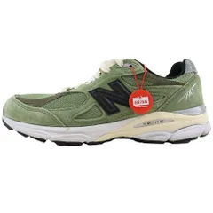 New Balance (ニューバランス) ×JJJJound 990V3 ジョウンド ローカットスニーカー グリーン US9.5/27.5cm M990JD3のサムネイル