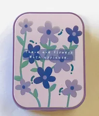 【新品】ソフトコンタクトレンズケース 持ち運び収納ケース 花柄その3のサムネイル