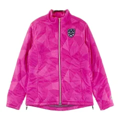 サイズ：M KAPPA GOLF カッパゴルフ  中綿ジャケット 総柄 ピンク系 [240101412587] ゴルフウェア レディース ストスト