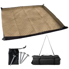 【新着商品】レジャーシート 厚手 大判 Viaggio+ 200×200 キルティングピクニックマット (トープB)