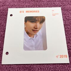 BTS Memories 2018 BluRay ユンギ ユンギトレカ 台紙付き