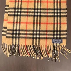 【カシミヤ】バーバリー 英国製 ノバチェック マフラー【BURBERRY】