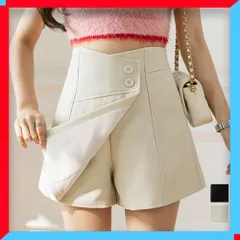 新品 キュロット ショートパンツ ラップスカート 美脚 脚長 着やせ 短パン お洒落 オフィスカジュアル レディース 【送料無料】