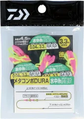 新品！DAIWA メタコンポ Ⅲ 0.125号　5個セット Amazon | ダイワ(Daiwa) 快適鮎 メタコンポ 完全仕掛け 0.125号