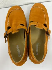 asics Pedala アシックス ペダラ コンフォートシューズ レザー レディース 24.0cm 3E ファスナー付