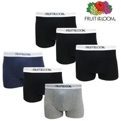 FRUIT OF THE LOOM フルーツオブザルーム ボクサーパンツ 3枚セット コットン 無地 シンプル メンズ ブランド 下着 パンツ インナー