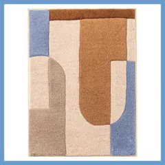 タフティングのウォールアートパネル（約W52×D4×H72cm）／Ａ