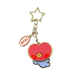 ソロモン商事 BT21 minini メタルゆらゆらキーチェーン(TATA) METAL YURAYURA KEYCHAIN