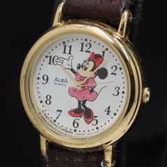SEIKO ALBA QZ ミニー 希少 レディース 時計 新品電池 新品ベルト 