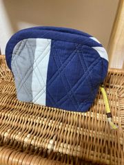 ハンドメイド　ポーチ(ヘンプアクセサリー付き)