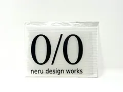 新品 neru design works カッティング ステッカー 大 黒 白