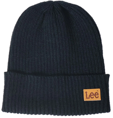 Lee リブ ニットキャップ　ブラック　アメカジ