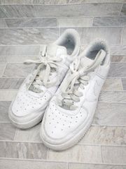 ◇ NIKE AIR FORCE 1 DD8959-100ナイキ エアフォース ワン ロー スニーカー シューズ サイズ24.0㎝ ホワイト レディース P  【1405290019463】