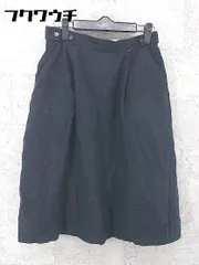 ◇ PAR ICI パーリッシィ バックジップ　 膝丈 フレア スカート サイズF ネイビー レディース 【中古】 【1002801644130】のサムネイル