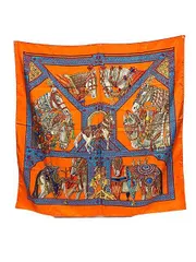 ⭐️良品⭐️ エルメス カレ90 LA DANCE ラ ダンス スカーフ 美品 HERMES エルメス カレ90 LA DANCE ラ ダンス ブルー
