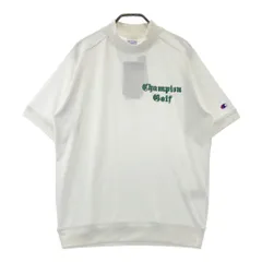 サイズ：L CHAMPION GOLF チャンピオンゴルフ  メッシュネック半袖Tシャツ  ホワイト系 [240101459565] ゴルフウェア レディース ストスト