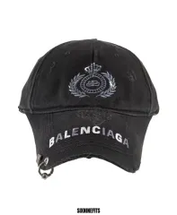 BALENCIAGA 片耳ピアス スニーカー型 Bロゴ ホワイト の ウィメンズ B Chain XL ピアス スニーカー