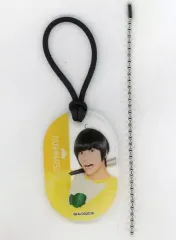 【中古】キーホルダー・マスコット(男性) 小澤廉(十四松)/背景：黄×クリア ロッカーキー風アクリルチャーム 6つ子ver. 「おそ松さんon STAGE～SIX MEN’S FESTIVAL～」