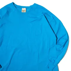 90's USA製 LLビーン ラッセル ソリッドカラー コットン ポケット Tシャツ 長袖 XL 無地 ロンT ポケT 90年代 アメリカ製 L.L.Bean Wネーム アメリカ古着 USED ビンテージ ヴィンテージ