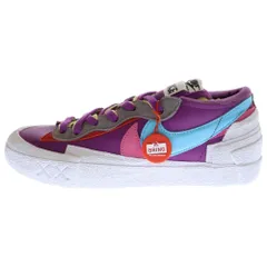 NIKE (ナイキ) ×sacai×KAWS BLAZER LOW DM7901-500 サカイ カウズ ブレーザー ローカットスニーカー パープル US8.5/26.5cm