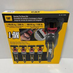 新品 CAT キャタピラー ラチェット タイダウン ラッシングベルト 1本 ガッチャベルト