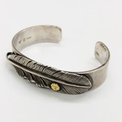 中古品】TADY&KING タディアンドキング フェザー 平打ち ロングホーン