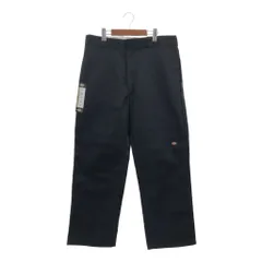 新品タグ付き Dickies ディッキーズ ルーズフィット ワークパンツ ボトムス ブラック (メンズ 36×32) 中古 古着 P9723