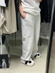 ホワイトメランジ トレーニング ズボン