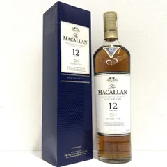 ▼The MACALLAN マッカラン 12年 ダブルカスク 700ml 40％ シングルモルト スコッチ ウイスキー 箱付 古酒▼L000847