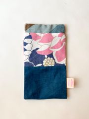 Vintage fabric glasses case　　　F