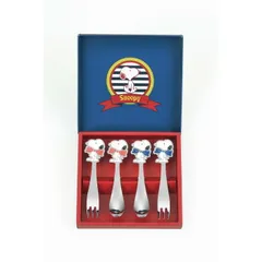 「スヌーピー」スプーン＆フォーク4pc　SN-138