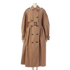 グッチ トレンチ キャメル ロング Aライン ベルト 38 GUCCI】グッチ『シティ ラベル付き キャメルヘア コート size44