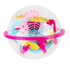 【人気商品】110ステップ おもちゃ 知能 脳トレ 知育ゲーム 迷路遊び 子供 立体ラビリンスボール 3D迷路ボール