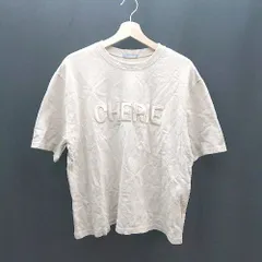◇ reca レカ カジュアル フロント刺? ロゴ 夏 シンプル 半袖 Ｔシャツ サイズF ベージュ レディース E  【1308290034842】のサムネイル