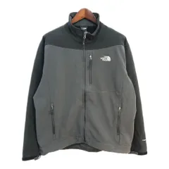 THE NORTH FACE ノースフェイス ソフトシェルジャケット アウトドア グレー (メンズ XL) 中古 古着 S6825