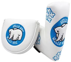 パターカバー ヘッドカバー オデッセイ 2ボールに対応 マレット用 マグネットタイプ キャメロン オデッセイ ピンタイプ用 ホッキョクグマ