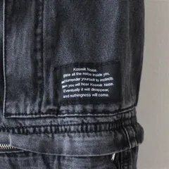 GU × アンダーカバー パンツ DENIM CONVERTIBLE WIDE CARGO PANTS ブラックデニム L （w-1520617）