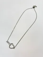 【中古】【メンズ/レディース】 SWAROVSKI スワロフスキー インフィニティハートブレスレット ロジウムプレーティング ジュエリー  【193-250114-em-20-MIN】