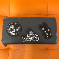 【新品未使用】COACH ×Disney ラウンドファスナー長財布 F59340