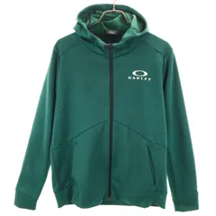 OAKLEY オークリー 長袖 ジップパーカー L（160） グリーン キッズ 古着