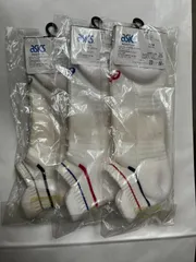 新品未使用　アシックス　アンクルソックス　3足セット　28cm ホワイト