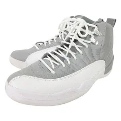 ナイキ NIKE AIR JORDAN 12 RETRO STEALTH CT8013-015 スニーカー エアジョーダン 12 レザー US9.5 27.5cm グレー ☆AA★