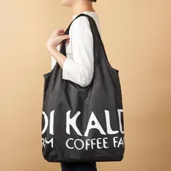カルディ エコバッグ トートバッグ　ブラック KALDI