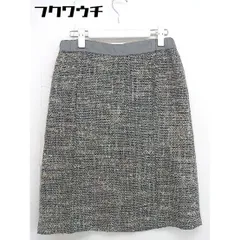 ◇ TRUSSARDI トラサルディ ツイード 膝丈 スカート サイズ38 グレー系 レディース  【中古】 【1108270003314】のサムネイル