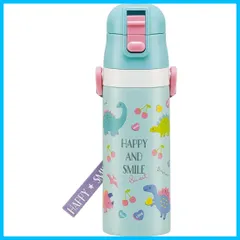 キッズ ステンレス 水筒 子供用 直飲み 470ml (skater) ハッピー&スマイル 女の子 スケーター SDC4