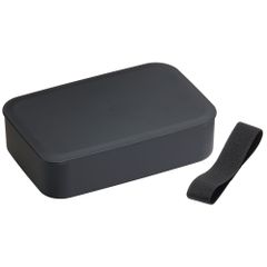 塗り 弁当箱 750ml(中子:320ml)　スモーク ブラック　ランチボックス お弁当箱 1段 一段 ランチ 電子レンジ対応 食洗機可 遠足 ピクニック 大人 